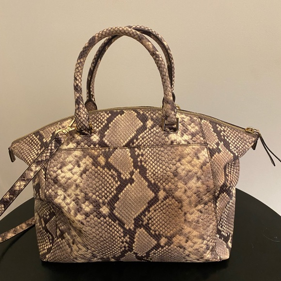 Michael Kors Python Leather Snakeskin Print Handbag - Picture 4 of 10